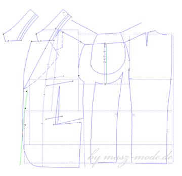 Schnittkonstruktion Sakko